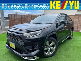 トヨタ RAV4 2.5 ハイブリッド G E-Four 4WD 4WD　フルエアロ　純正SDナビ