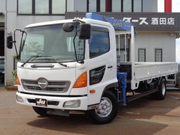 日野自動車 レンジャー 平ロング2.8t　クレーン付 4段2.93t吊り(タダノ製)左側電格ミラー