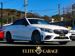 メルセデスAMG Cクラスカブリオレ C43 4マチック 4WD 後期モデル ネイビー幌 VOSSEN 20AW ETC