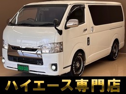 トヨタ ハイエースバン 2.8 スーパーGL ダークプライム ロングボディ ディーゼルターボ 1オーナー 記録簿付 LEDヘッドライト デイ