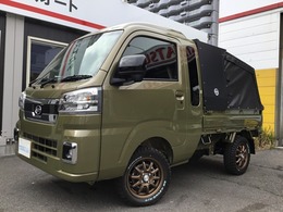 ダイハツ ハイゼットトラック 660 ジャンボ エクストラ 3方開 4WD 1.5インチリフトUP 14AW S-BOX＆タープ