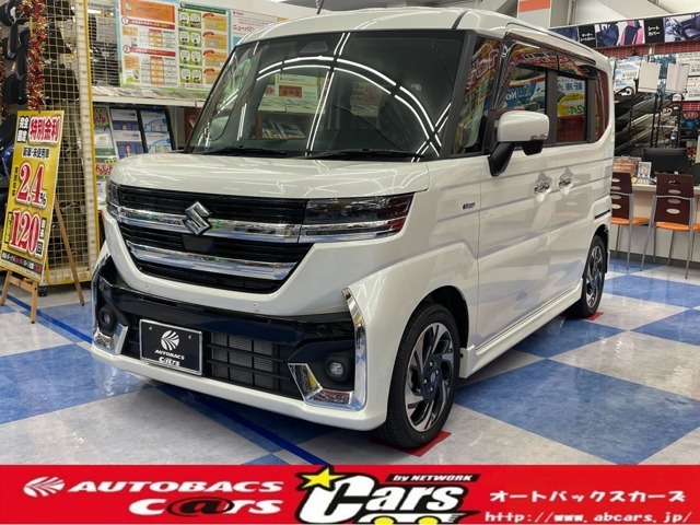 オートバックス伊丹店です☆　令和6年式　スペーシアカスタム　ハイブリッドXSターボ　2WD　が入庫致しました☆