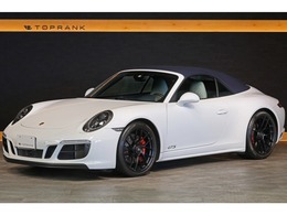 ポルシェ 911カブリオレ カレラ4 GTS PDK 後期 ブルー＆クレヨン革 青幌 MY2018 左H