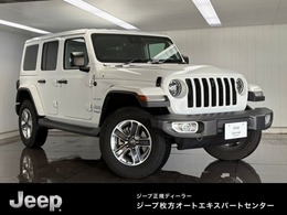 ジープ ラングラー アンリミテッド サハラ 2.0L 4WD 1オナ革SヒータCarplayBluetoothナビTVLED