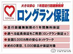 掲載車は安心の走行無制限の1年間無料保証付♪「買った後も確かな安心」をお客様へお届けします★最長3年の保証もございます！