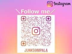 instagramにて、店舗の様子や車両の情報発信しております。@JUNK59IMPALAにて検索してみてください。