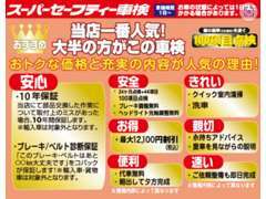 充実した点検・整備を行う当社一番人気の1日車検です！