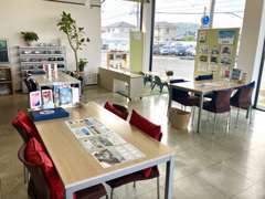 アットホームな店内は、落ち着いた雰囲気になっております。