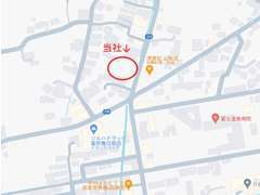 県道314号沿い、石和温泉駅より車で3分！中華料理満堂紅さんの向かい側にございます！是非ご来店下さい♪