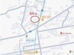 県道314号沿い、石和温泉駅より車で3分！中華料理満堂紅さんの向かい側にございます！是非ご来店下さい♪