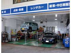 当社は指定整備工場完備。購入後の車検もお任せください。