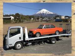 自社積載車完備☆万が一の際は誰よりも早く駆け付け、お客様の不安を解消致します！！また、県外納車も承ります！！