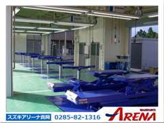 指定工場完備しております。車検も整備もお気軽にご相談下さい。