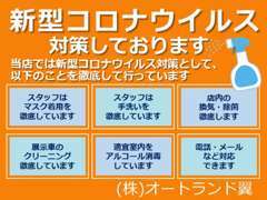 ☆新型コロナウイルス対策しております