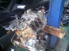 スズキK6Aのエンジン修理時の写真です。