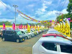 軽自動車専門店の強みを活かし、登録済み未使用車やロング保証付きで安心の中古車など在庫豊富です♪