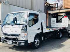 積載車もあるので、自走できなくなった車の預かり、納車など幅広く対応致します♪