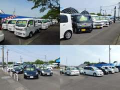 展示場の写真です☆写真に写りきらない程の車を展示しています！