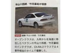 ☆　RALLY SUNAGAWA 2022  オープンクラスで優勝しました！