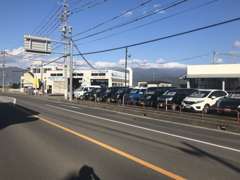 中野市から小布施町に向かう国道403号の矢島信号前！