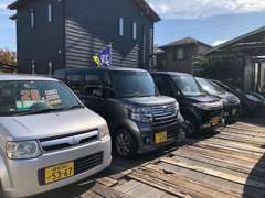 軽自動車を中心に良質なお値打ち車ばかりを取り揃えております。