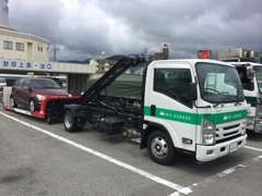 ☆積載車完備☆大切なお車の納車には、積載車にてお邪魔させていただきます(^^♪　お車のトラブルにも即時対応いたします！