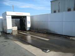 愛車を綺麗に♪洗車場があるんです。気軽にお申し付け下さいね！