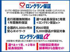 【ロングラン保証】U-Car全車に全国約5000カ所のネットワークで対応できる保証が付帯しております！安心してお乗り下さい！