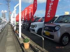 豊富な在庫を取り揃えております！ご希望のお車がきっと見つかります。