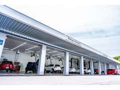 Volkswagen専用工場もありますので、ご購入車両の納車前点検、ご購入後のメンテナンスはお任せください。