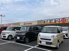 軽自動車も多数展示しております！！届出済未使用車から中古車も！！