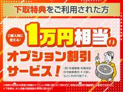 3つの特典はじめました！下取り特典！