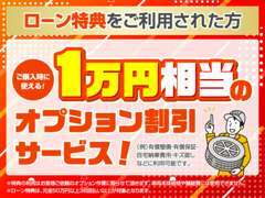 3つの特典はじめました！ローン特典！