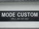 MODE　CUSTOM null