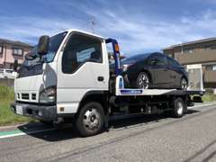 積載車保有店！！レッカー搬送等も行ってます。