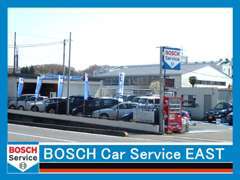 本社工場と同じBOSCH Car Serviceの看板が目印です！！沢山のお車並べておりますので、お気軽にお立ち寄り下さい。