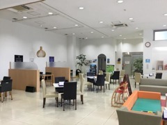 点検の待ち時間もごゆっくりお寛ぎ頂けます。