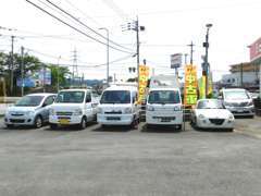 展示車以外にも各種展示中