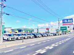 元気いっぱいのスタッフが皆様のご来店を心よりお待ちしております！！人気の国産車を幅広く取り揃えております。