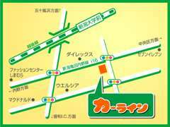 新潟市西区県道16号線沿い。「坂井」交差点を青山方面へ100m、右手。新潟大学前駅を徒歩で下り、すぐ正面。