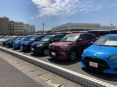 常時約100台以上の展示！お気に入りの車がきっと見つかります！