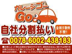 自社分割可能★お車毎に設定した頭金をお支払い頂き残りを分割してお支払して頂くシステムです。金利（当社負担）・手数料不要★