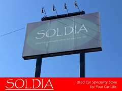 信州・安曇野のCar Shop SOLDIA。コチラの看板を目印にお越しください☆