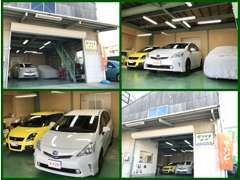 当店在庫車両は屋内保管にて徹底管理☆雨の日や、日が沈んで暗くなってからもお車を十分にご検討頂けます！！