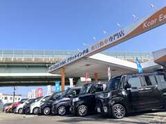 常時約50台を展示販売してます！価格重視の車輌や人気車種、こだわりの車輌など幅広く取り揃えてます♪