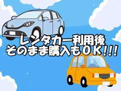 レンタカーとして利用することで運転操作や車両保管場所の確認も可能です！