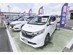 ホンダ車を中心に良質な中古車を展示しております♪ご希望のお車がない場合は当社在庫500台の中からお探しいたします！