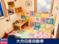 商談時でも、お子様に遊んでいただけるキッズコーナーです☆