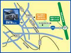 関越自動車道所沢ICより車で約20分！電車の方は「航空公園駅「」までお迎えに上がります！