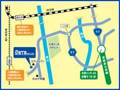 首都高速「与野IC」から15分・JR埼京線「南古谷駅」、東部東上線「上福岡駅」よりご連絡頂ければお迎えに上がります♪